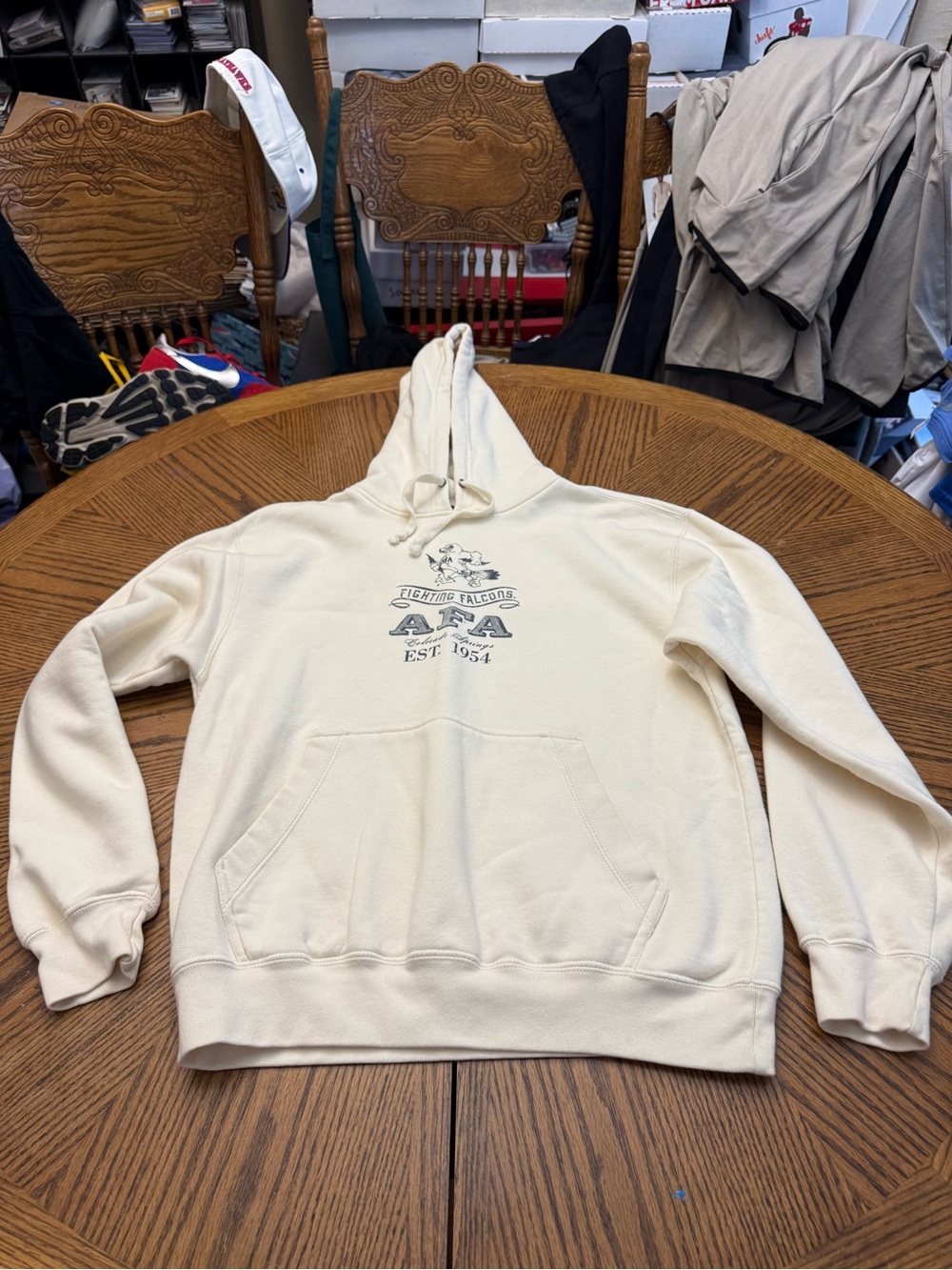 Gear For Sports Air Force Academy Cream Pullover Hoodie with AFA Graphic
